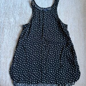 Madewell Black and White Patterned Tank Top